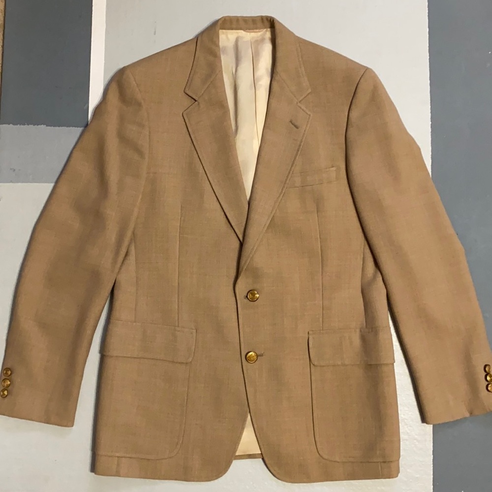 Men's Vintage Dimitri Tan Blazer